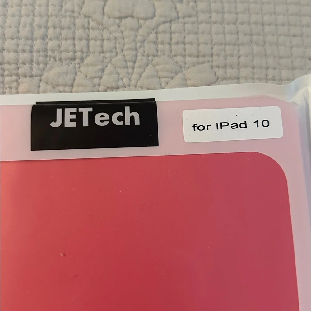 Pink Tablet Cover with Pencil Holder